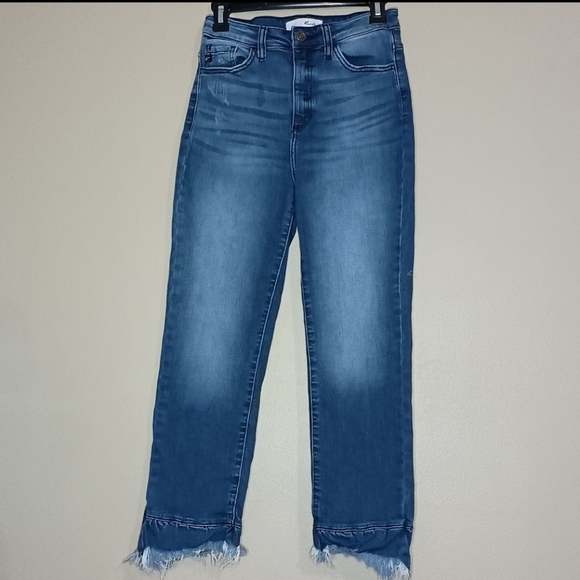 Kancan Estilo Style Seam & Fray Bottom Jeans - Picture 1 of 8